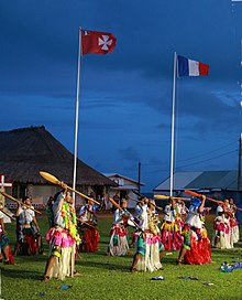 Flags at the 2019 Fete du Territoire. Wallis la fete du territoire.jpg