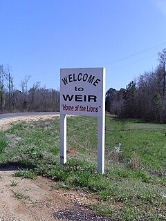Weir, Mississippi Town in Mississippi, United States