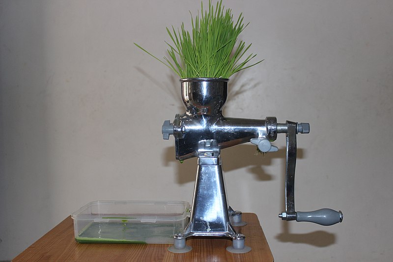 File:WheatgrassManualJuicingMachine..JPG