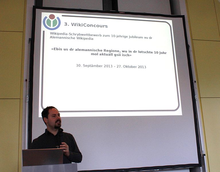 File:WikiCon 2013 - 10 Johr alemannischi Wikipedia 2.JPG