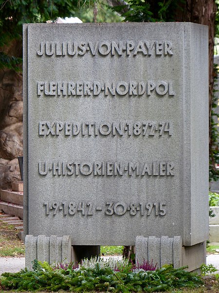 File:Zentralfriedhof Wien - Grabmal Julius v Payer.jpg