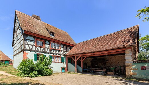 Half-timbered house from Wettolsheim Écomusée d’Alsace Ungersheim France