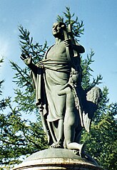 Միխայիլ Լոմոնոսովի հուշարձանը Արխանգելսկում, 1832