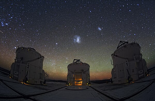 Paranal Observatory nights. The concept of noctcaelador tackles the aesthetic perception of the night sky.