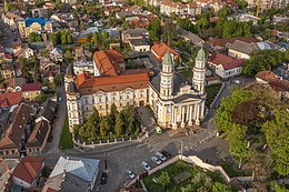 Ужгородський кафедральний собор, аерофото 2.jpg