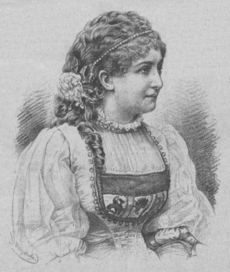 Katarína Franklová v roku 1884