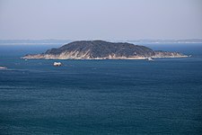 菅島の大山から望む大築海島