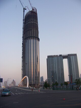 <span class="mw-page-title-main">Tianjin World Financial Center</span> Supertall skyscraper in Tianjin, China