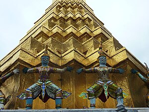 Wat Phra Kaew: Geskiedenis, Ubosot, Phaithi-terras