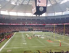 The Hamilton Tiger-Cats face the Calgary Stampeders in the 102nd Grey Cup. 102nd Grey Cup.jpg