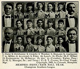 The Memphis Egyptians, 1903 pennant winners 1903 Memphis Egyptians.jpg