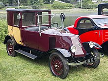 A Renault NN Town Car with coachwork by Jean Henri-Labourdette [fr], built to ferry child movie stars to premieres for Metro Pictures. 1924 Renault NN 6CV Town Car, front right.jpg