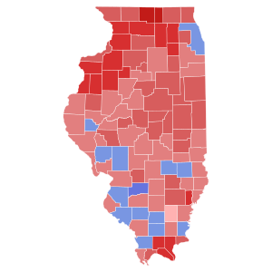 1928 United States Senate special election in Illinois results map by county.svg