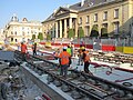 De nieuwe tram van Reims, werkzaamheden in 2009