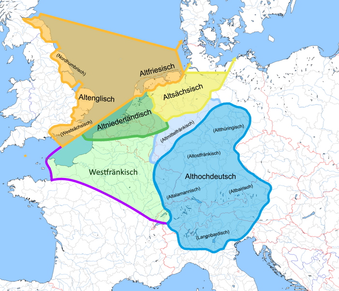 File:2013 August - West Germanic language Area around 580 CE.png