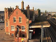 The I&BR station at Stowmarket station - view from the south in 2013 2013 at Stowmarket station - view from the south.jpg