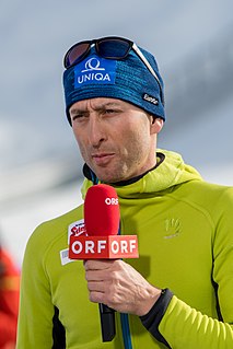 Mario Stecher Austrian Nordic combined skier