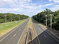 File:2021-09-08 10 08 03 View north along New Jersey State Route 34 from the overpass for New Jersey State Route 444 (Garden State Parkway) in Wall Township, Monmouth County, New Jersey.jpg