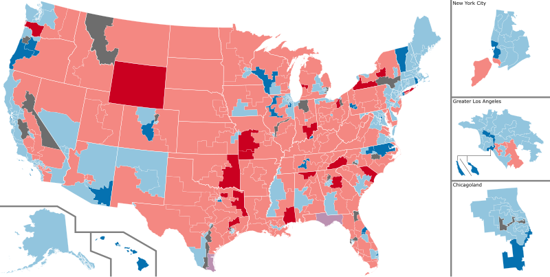 File:2022 United States House of Representatives elections retirements or losses of renomination map.svg