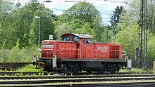 Rangierfahrt im Bahnhof