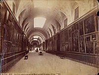 Музей Прадо експозиція на історичному фото у 19 ст. Фотограф J. Laurent y Cia.