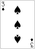 3 of Spades