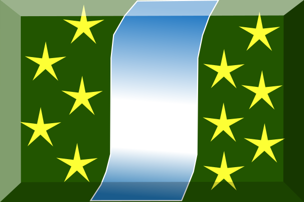 File:600px Verde con fascia curva azzurra e bianca e stelle gialle.svg