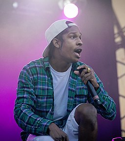 A$AP Rocky performing at Hovefestivalen 2013