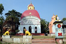 Front view of Aatchala Dakhsina Kali temple at Bhagabanpur Aatchala Dakhsina Kali temple at Bhagabanpur under Purba Medinipur in West Bengal 01.jpg