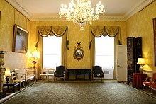 As First Lord of the Admiralty, Churchill's London residency became Admiralty House (music room pictured). Admiralty House - Music Room.jpeg