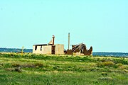 Adobe house in Middle America