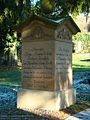 Grabmal von Franz Konrad Joseph Truchsess von Rheinfelden auf dem Affaltracher Friedhof