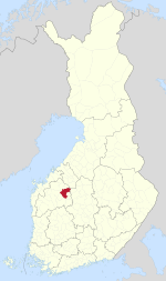 Location of Alajärvi in Finland