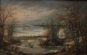 Winterlandschap met kasteel van Tervuren, 1614, Museo del Prado