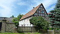 Residential stable house and barn of a farm