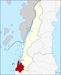 District de Suk Samran - Carte