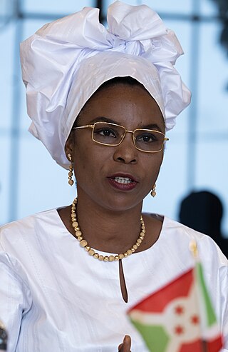 <span class="mw-page-title-main">Angeline Ndayishimiye</span> First Lady of Burundi since 2020