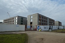 Anne Lister buildings during construction Anne Lister College buildings (geograph 6759720).jpg