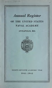 Thumbnail for File:Annual register of the United States Naval Academy (IA annualregisterof9719unit).pdf