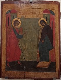 Благовещение Пресвятой Богородицы, первая половина XV века