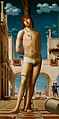 „Šv. Sebastijono kančios“ (1475-76, Senųjų meistrų paveikslų galerija Dresdene)
