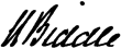 handtekening van Nicholas Biddle