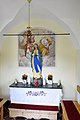 English: Altar inside the Riegersdorf chapel Deutsch: Altar in der Riegersdorfer Wegkapelle