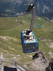 Arosa seen from the top station