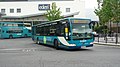 English: Arriva The Shires 3923 (BK58 URR), a Mercedes-Benz Citaro, leaving High Wycombe bus station into Bridge Street, High Wycombe, Buckinghamshire, on route 300. Aylesbury depot operates route 300 into High Wycombe with a batch of these Citaros.