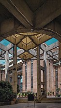 Atrium of India Habitat Center at Gate 3 entrance.jpg