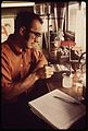 BILL PARKS, FROM OREGON STATE UNIVERSITY IN HIS MOBILE WATER TESTING LAB. HE IS TESTING WASTE DISCHARGE FROM SEAFOOD... - NARA - 545002.jpg