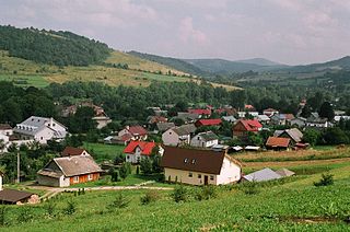 Baligród Village in Subcarpathian Voivodeship, Poland