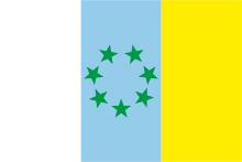 Bandera del Movimiento por la Autodeterminación e Independencia del Archipiélago Canario.svg