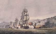 October 11: Battle of Valcour Island BattleOfValcourIsland watercolor.jpg